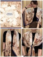 110CM BY 110CM VINTAGE SILK - Image 3
