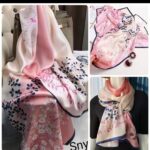180CM BY 90CM VINTAGE SILK SCARF - Image 4