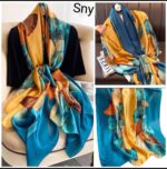 180CM BY 90CM VINTAGE SILK SCARF - Image 5